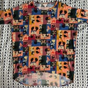 Disney LuLaRoe Irma Minnie Mouse Top